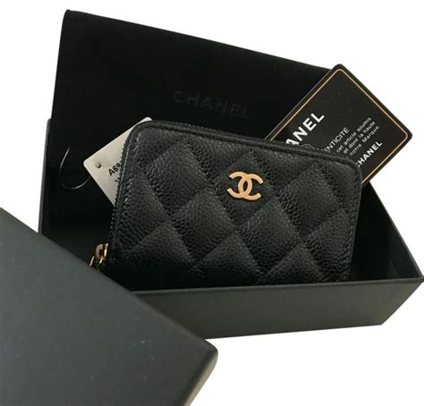 chanel zip coin purse and card holder|chanel wallet singapore price.